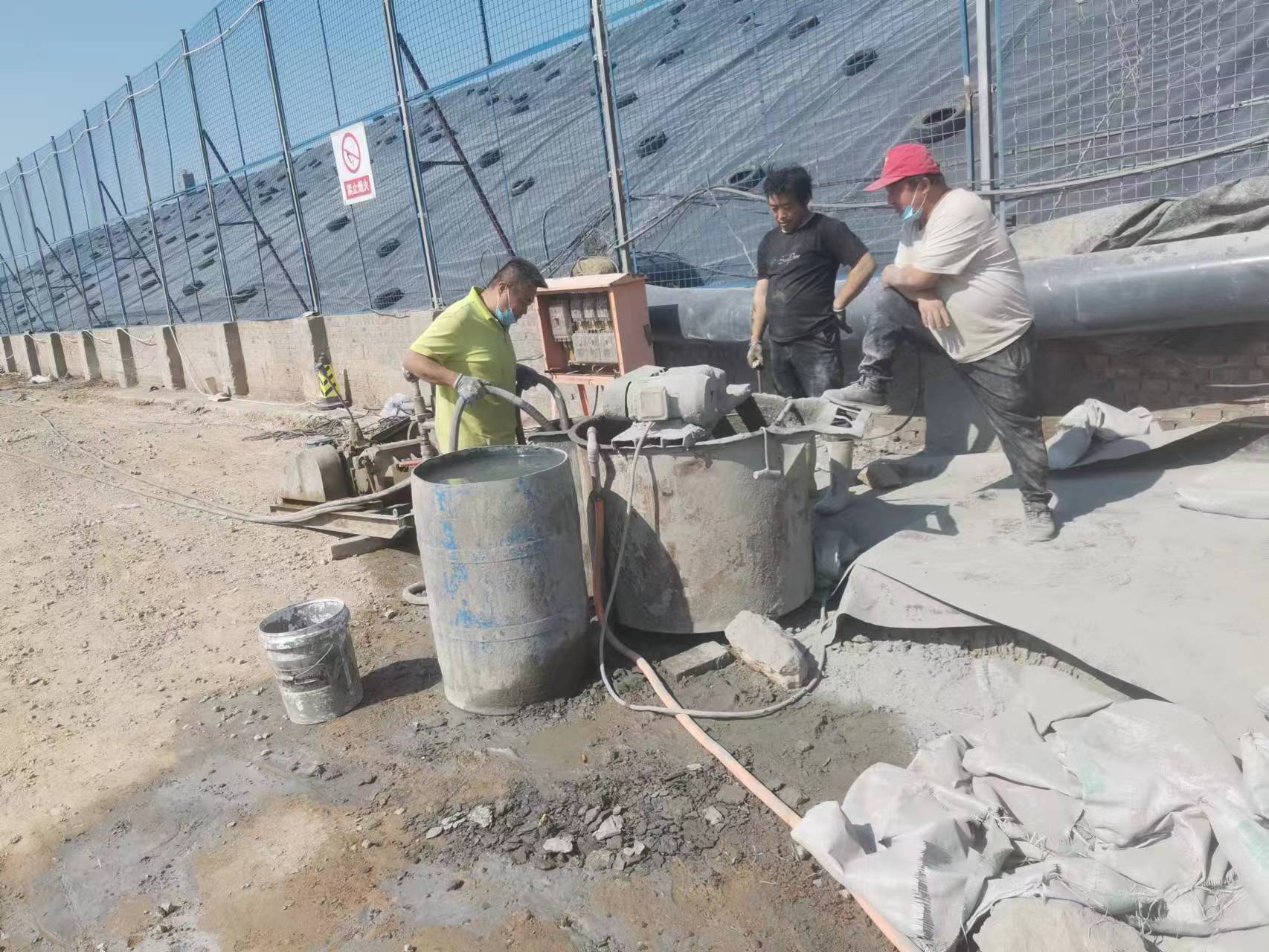 滴道袖阀管注浆